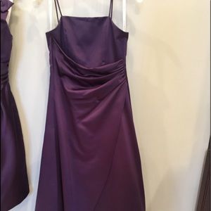 David’s bridal plum jr bridesmaid dress yth sz 10